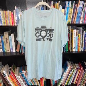 Life Is Good Graphic Tee - Light Blue